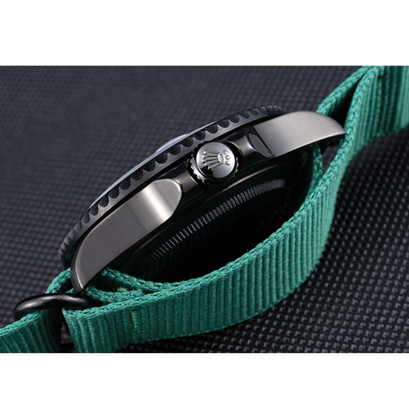 Aaa replica Rolex Submariner Stealth Strap 622009 Green Nylon 0815